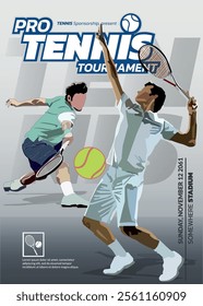 Tennis Tournament, sport poster 02