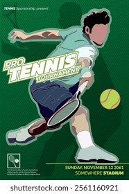 Tennis Tournament, sport poster 02