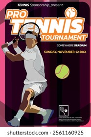 Tennis Tournament, sport poster 02