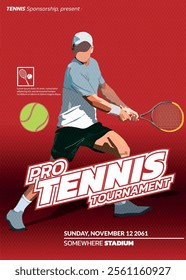 Tennis Tournament, sport poster 02