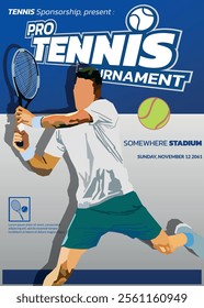 Tennis Tournament, sport poster 02