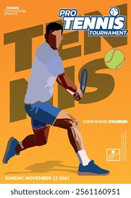 Tennis Tournament, sport poster 02