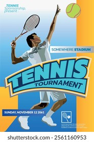 Tennis Tournament, sport poster 02