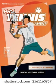 Tennis Tournament, sport poster 02