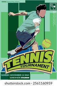 Tennis Tournament, sport poster 02