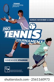 Tennis Tournament, sport poster 02