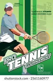 Tennis Tournament, sport poster 02