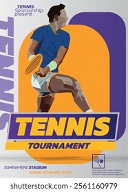 Tennis Tournament, sport poster 02