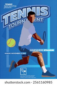 Tennis Tournament, sport poster 02