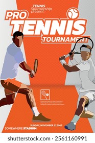 Tennis Tournament, sport poster 02