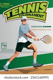 Tennis Tournament, sport poster 02