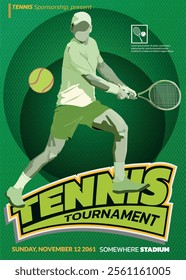 Tennis Tournament, sport poster 02