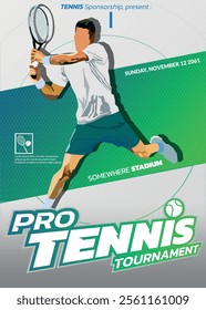 Tennis Tournament, sport poster 02