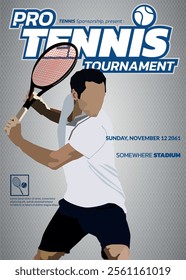 Tennis Tournament, sport poster 02