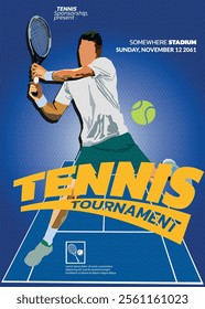 Tennis Tournament, sport poster 02