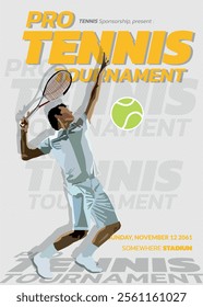 Tennis Tournament, sport poster 02