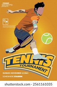 Tennis Tournament, sport poster 02