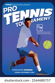 Tennis Tournament, sport poster 02