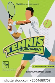 Tennis Tournament, sport poster 02