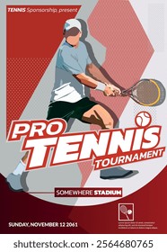 Tennis Tournament, sport poster 02