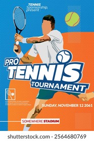 Tennis Tournament, sport poster 02