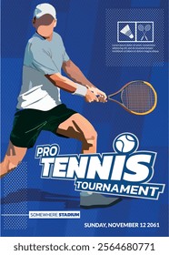 Tennis Tournament, sport poster 02