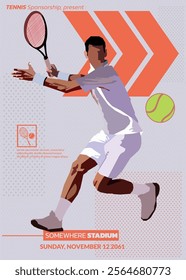 Tennis Tournament, sport poster 02