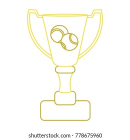 Tennis trophy design