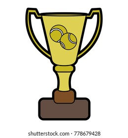 Tennis trophy design