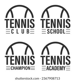 Tennis Typography, Tennis Vector, vector, ball, Silhouette, Tennis logo, Tennis  T-Shirt