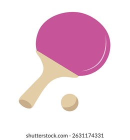 Ilustración de dibujos animados de Vector de tenis sobre el fondo blanco.
