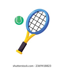 Tennis vector colorful stickers Icon Design illustration. EPS 10 File