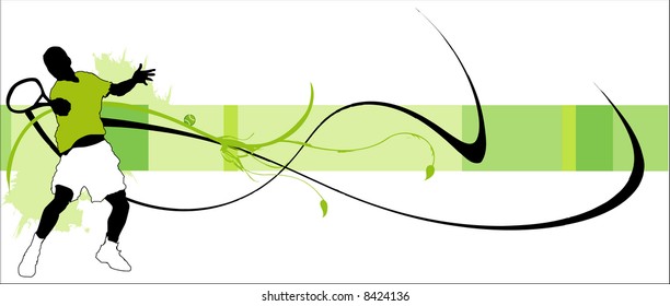 tennis vector composition