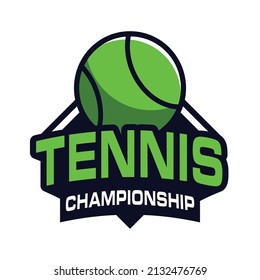tennis vector graphic design with emblem style.
suitable for sports logos, races, competitions, championships, t-shirt designs, stickers, etc