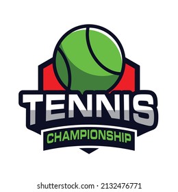 tennis vector graphic design with emblem style.
suitable for sports logos, races, competitions, championships, t-shirt designs, stickers, etc