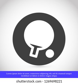 tennis vector icon 10 eps