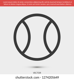 tennis vector icon 10 eps