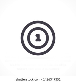 tennis vector icon 10 eps , Lorem ipsum Flat design