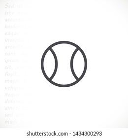tennis vector icon 10 eps , Lorem ipsum Flat design