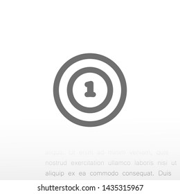 tennis vector icon 10 eps , Lorem ipsum Flat design