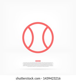 tennis vector icon 10 eps , Lorem ipsum Flat design