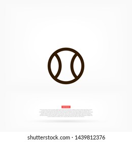 tennis vector icon 10 eps , Lorem ipsum Flat design
