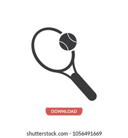 Tennis vector icon 