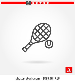 tennis vector icon