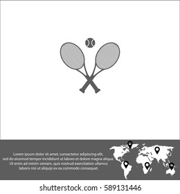 Tennis vector  icon.