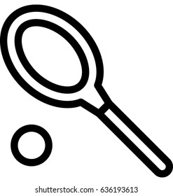 Tennis Vector Icon