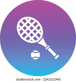 Tennis vector icon. Can be used for printing, mobile and web applications.