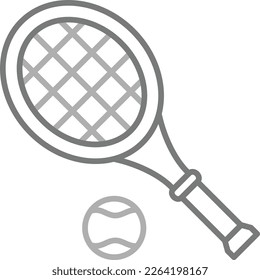 Icono vector de tenis. Se puede usar para imprimir, móviles y aplicaciones web.
