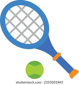 Tennis-Vektorsymbol. Kann für Druck-, Mobil- und Web-Anwendungen verwendet werden.