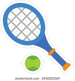 Tennis vector icon. Can be used for printing, mobile and web applications.